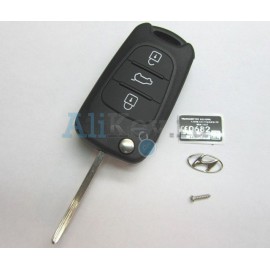Hyundai корпус выкидного ключа 3 кнопки