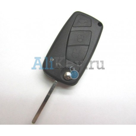 Fiat корпус выкидного ключа с дистанционным управлением (3 кнопки)