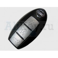 Nissan Teana смарт ключ (3 кнопки). Для автомобилей c 2014г.в. 433Мгц