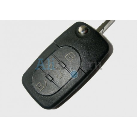 Volkswagen выкидной ключ с дистанционным управлением 3 кнопки ( для моделей VW 1998 - 2000г.в. №: 1JO 959 753 B)