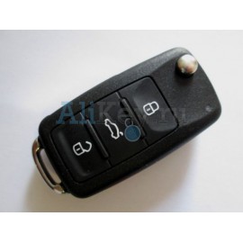 Volkswagen Touareg выкидной ключ зажигания с дистанционным управлением (3 кнопки+panic).